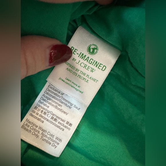 J. Crew Green Floral Women's Skirt size XS - Picture 6 of 9